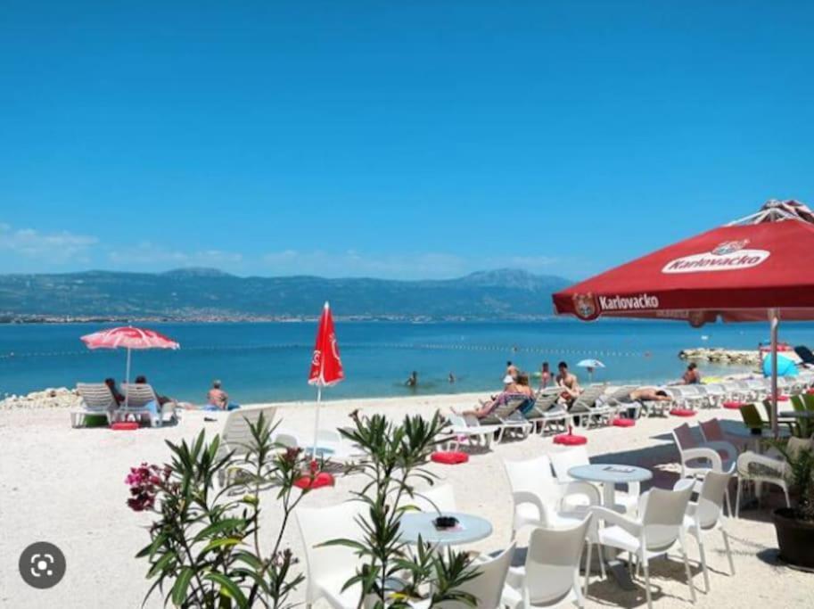 Luxury Villa Lana Apt, Seaview Terrace, Large Outdoor Space, Bbq Trogir Exteriér fotografie